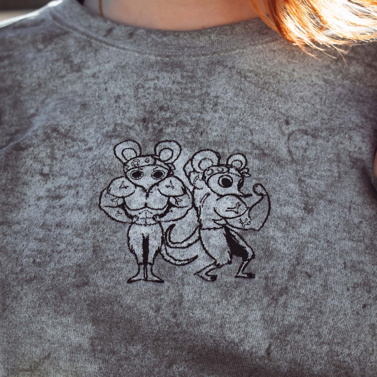 The God of Flashiness Embroidered Crewneck/Hoodie
