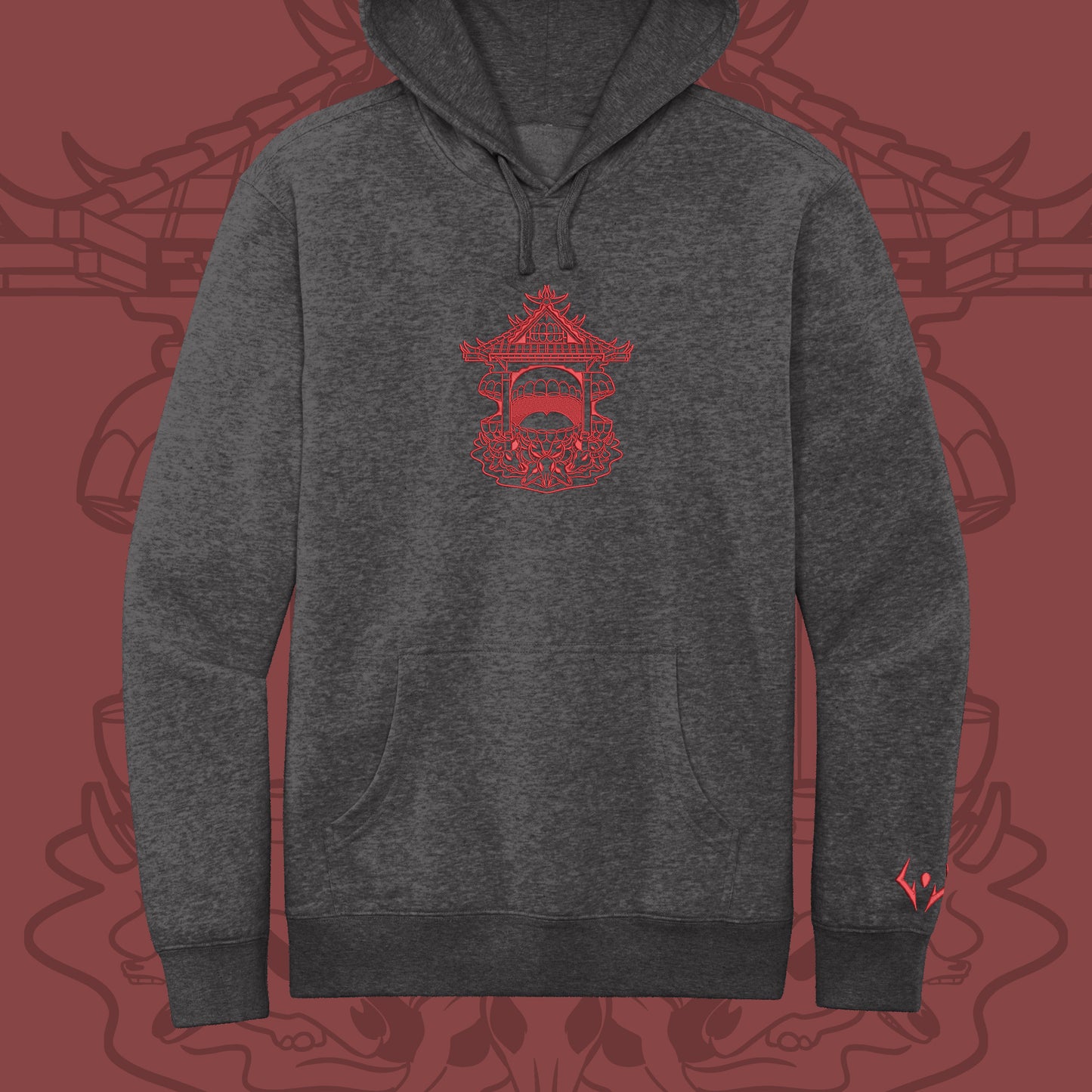 Malevolent Shrine Embroidered Hoodie / Sweatshirt