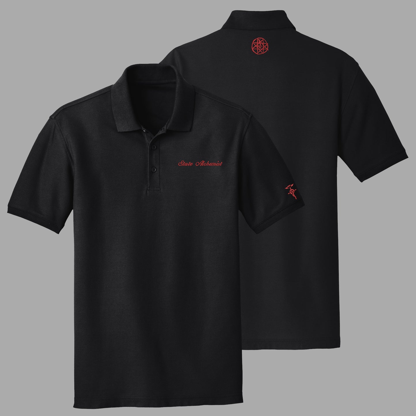 State Alchemist Embroidered Tee/Polo
