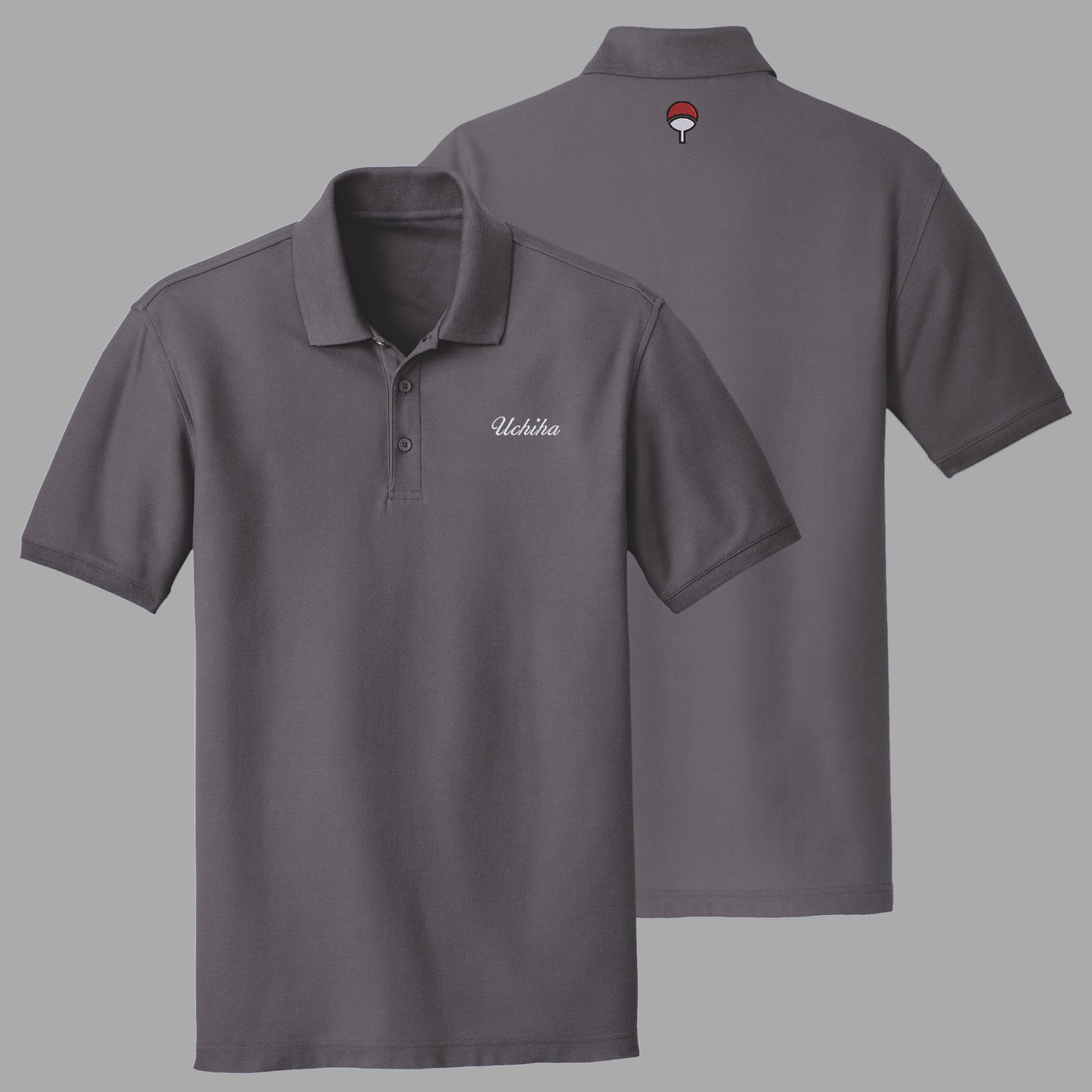 Uchiha Embroidered Tee/Polo