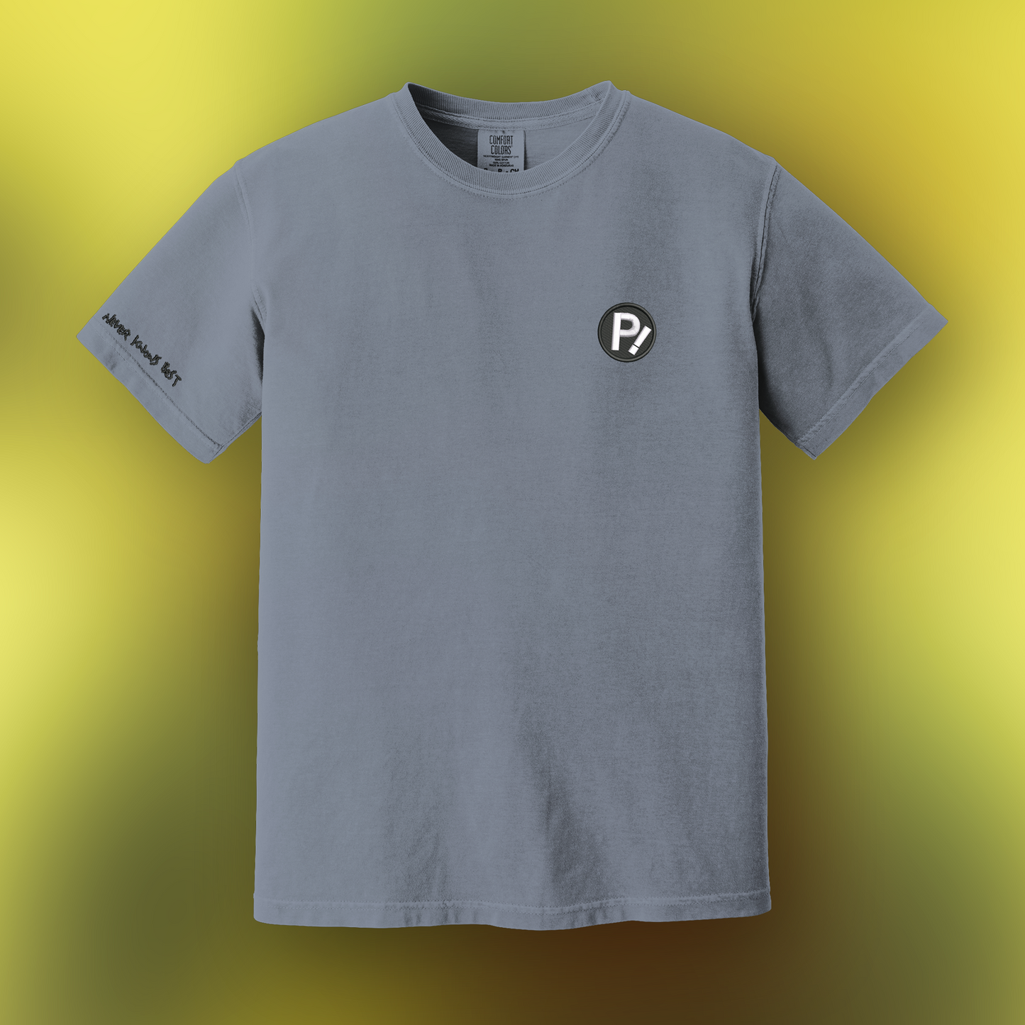 P! Embroidered Tee