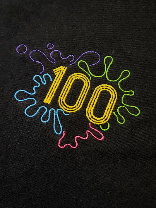 100 Bucket List Embroidered Tee