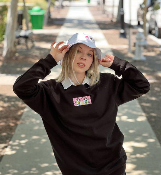 Anya Embroidered Crewneck/Hoodie