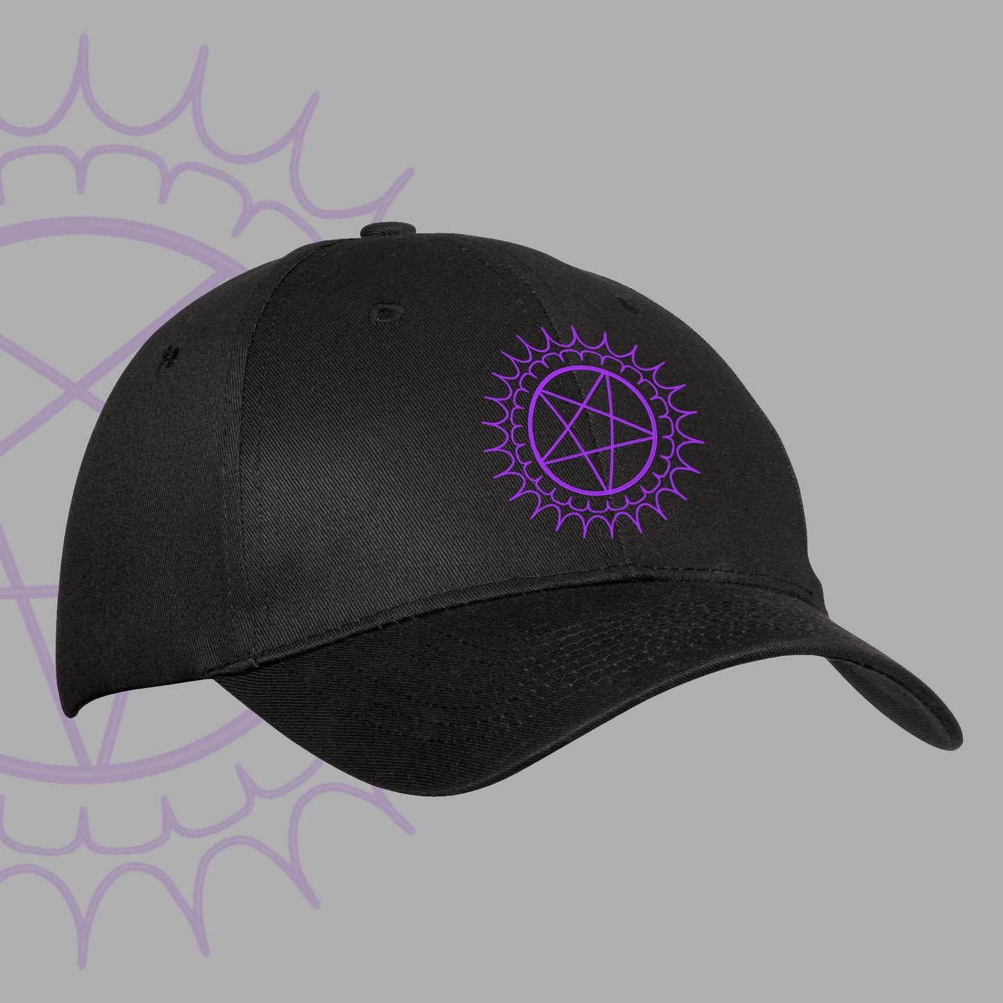 Onyx Occult Sigil Embroidered Cap