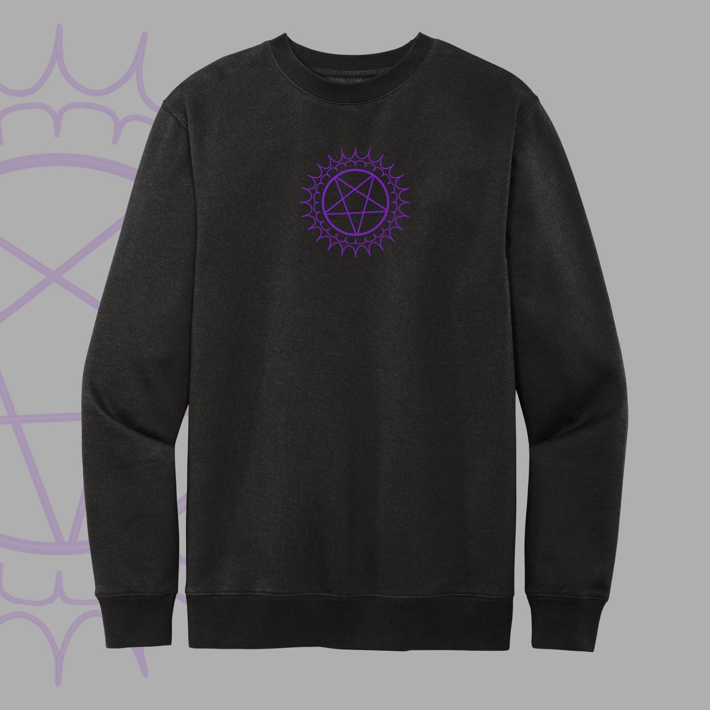 Onyx Occult Sigil Embroidered Sweatshirt