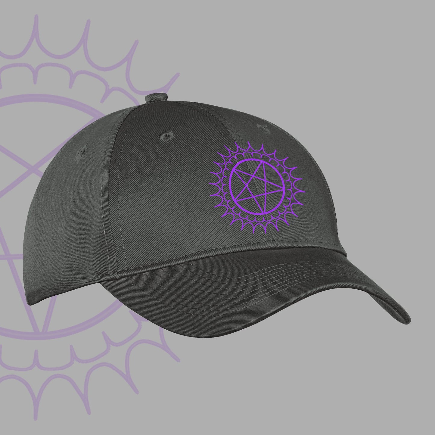 Onyx Occult Sigil Embroidered Cap