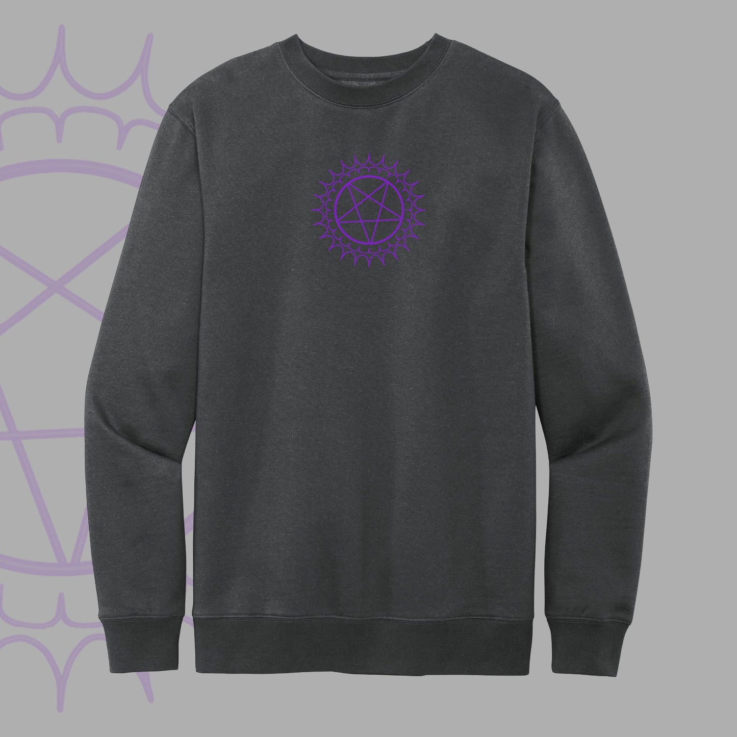 Onyx Occult Sigil Embroidered Sweatshirt