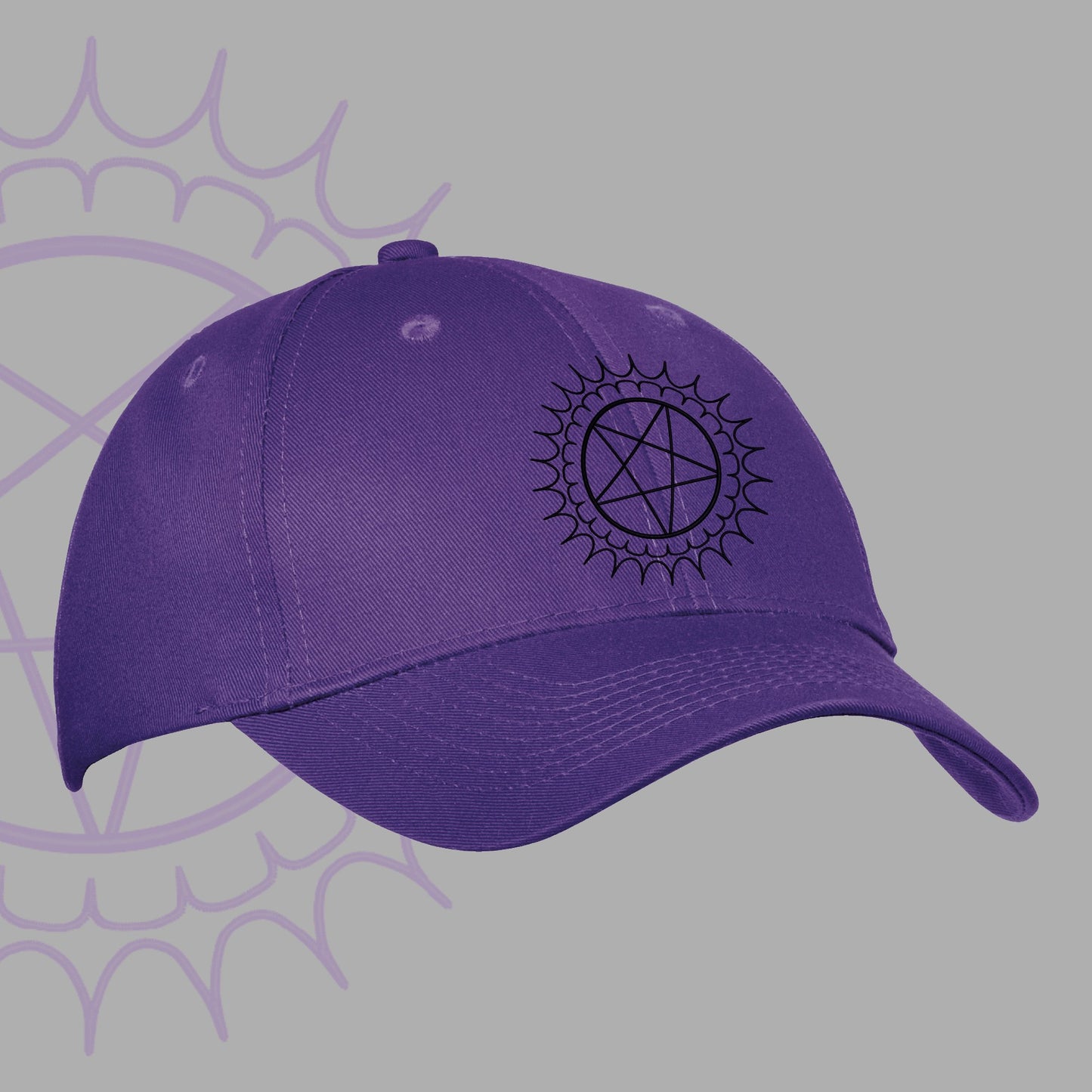 Onyx Occult Sigil Embroidered Cap