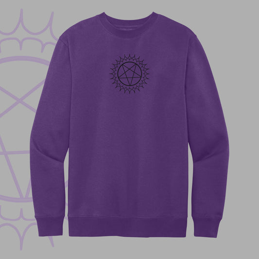 Onyx Occult Sigil Embroidered Sweatshirt