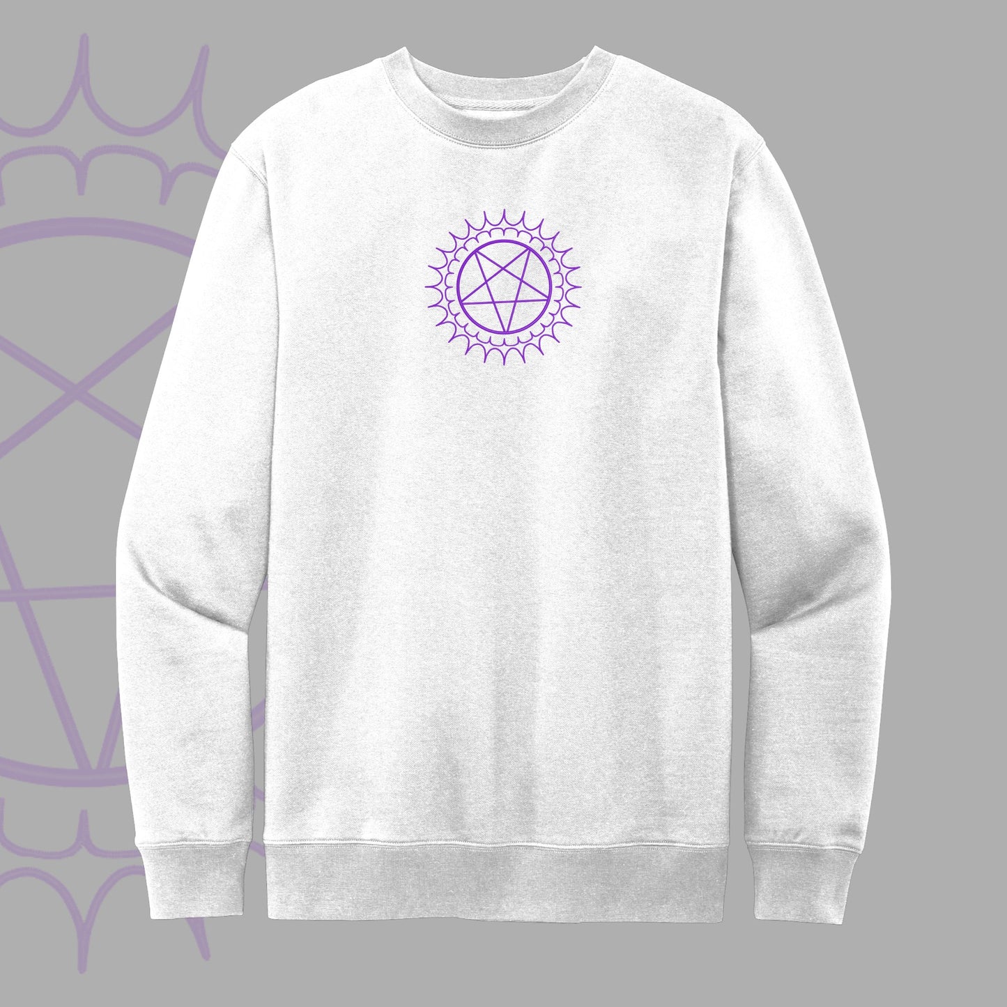 Onyx Occult Sigil Embroidered Sweatshirt